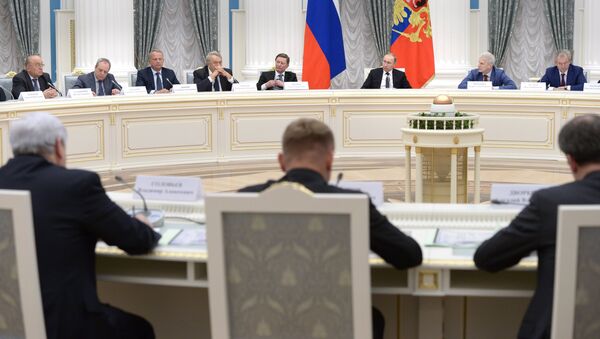 Президент РФ В. Путин провёл заседание Совета по науке и образованию