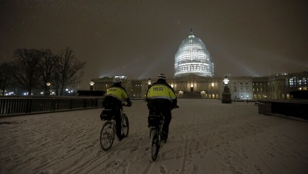 Полицейский велопатруль в Вашингтоне