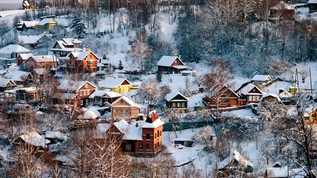 Вид на город Плёс. Архивное фото