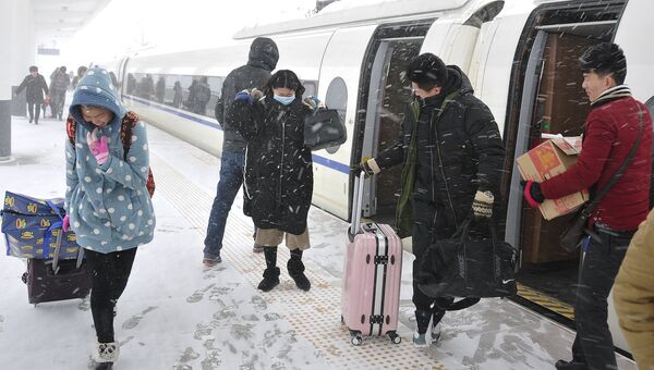Рекордные холода в Китае