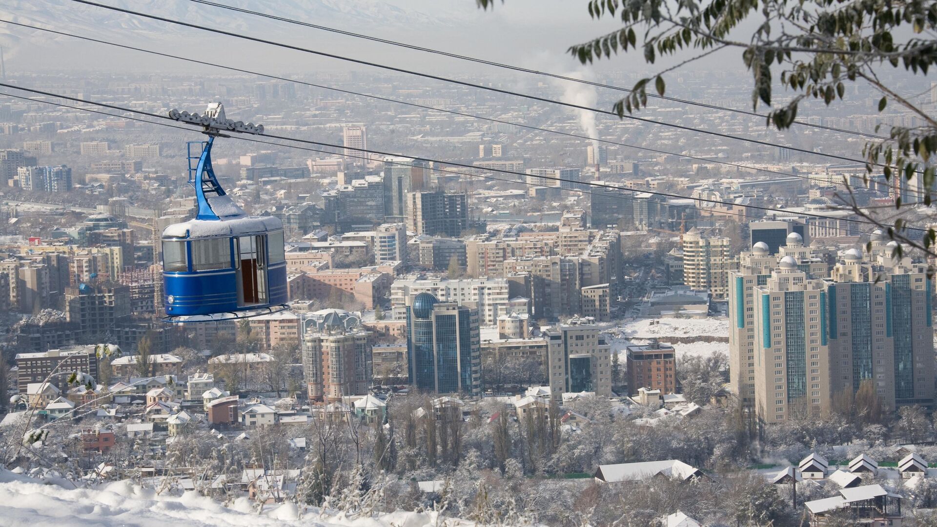 Вид на город Алма-Ата с горы Кок-Тобе - РИА Новости, 1920, 25.01.2022