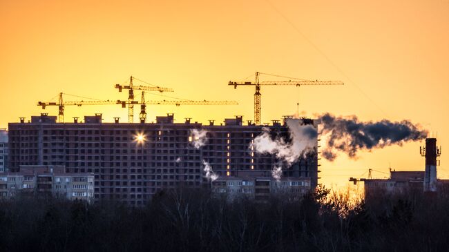 Строительство в Москве. Архивное фото