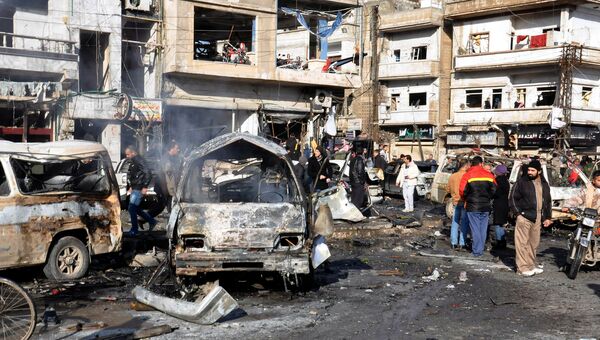 Последствия террористических актов в Сирии. Архивное фото
