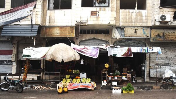 Ситуация в сирийском городе. Архивное фото
