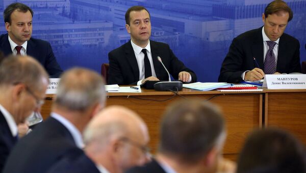 Рабочая поездка премьер-министра РФ Д.Медведева в Санкт-Петербург