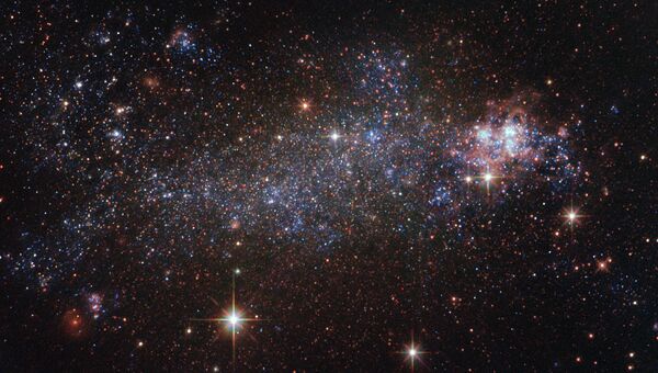 Галактика NGC 5408 в созвездии Центавра