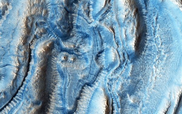 Один из регионов на Марсе