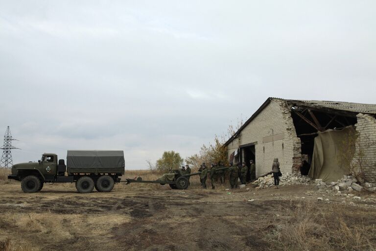 Отвод военной техники в ДНР