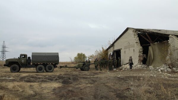 Отвод военной техники в ДНР