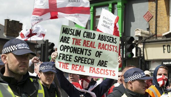 Марш против исламизации в Лондоне