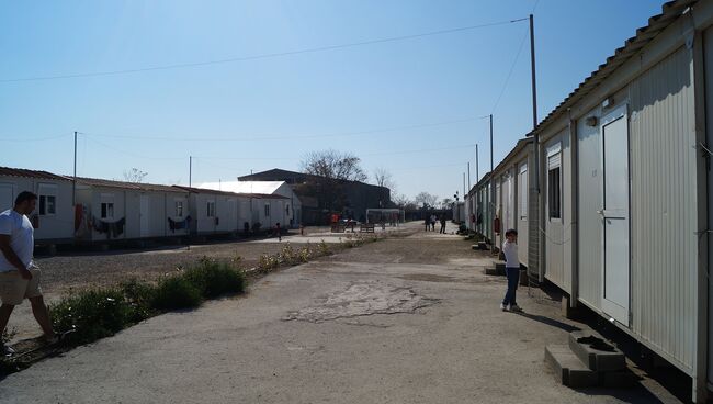 Центр размещения беженцев. Архивное фото