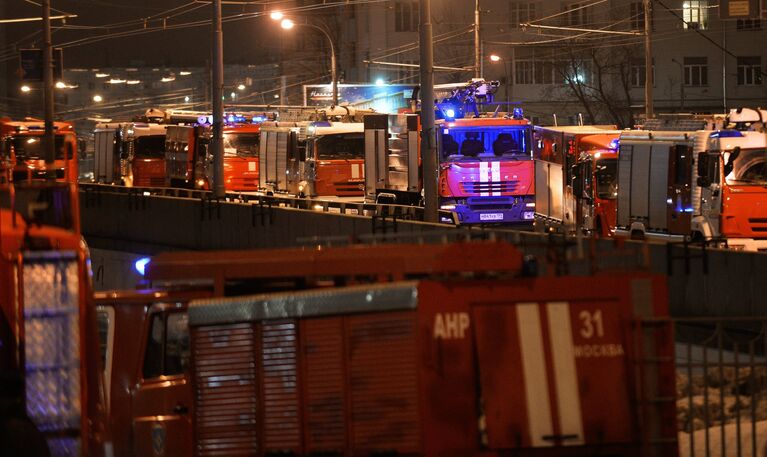 Пожар на швейном предприятии на востоке Москвы