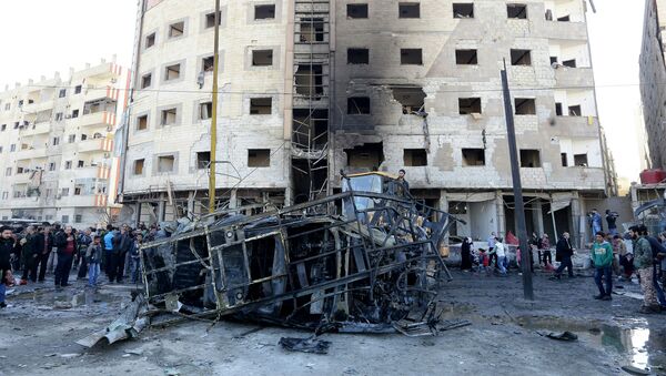 Последствия двойного теракта в шиитском квартале Саида Зайнаб в Дамаске. Архивное фото