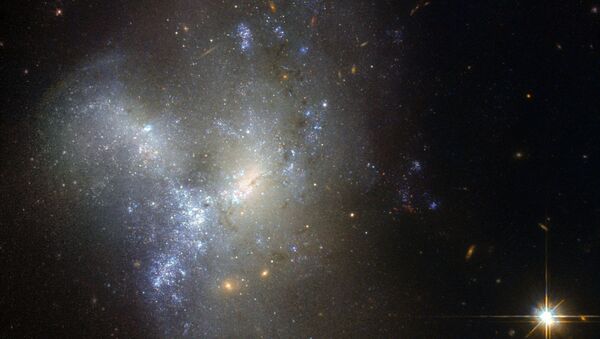 Галактика NGC 1487 в созвездии Эридана