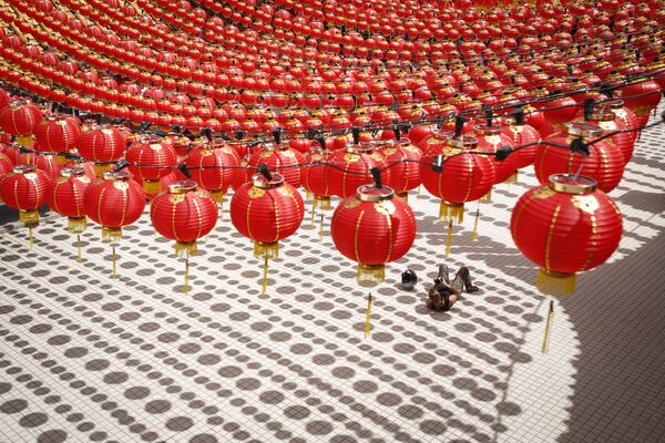 Подготовка к празднованию Китайского Нового года
