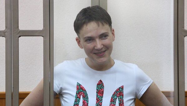 Гражданка Украины Надежда Савченко, обвиняемая по делу о гибели российских журналистов в Донбассе. Архивное фото