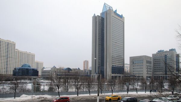 Здание компании Газпром