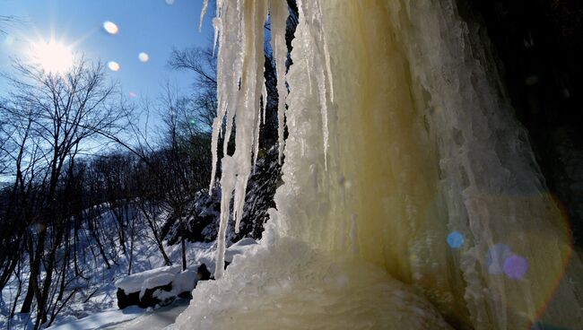 Кравцовский водопад Сказка в Хасанском районе Приморского края