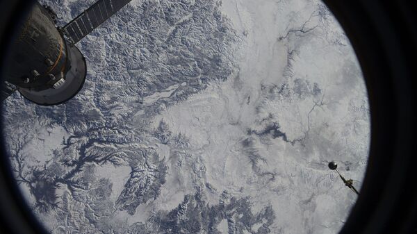 Вид Земли с Международной космической станции. Архивное фото