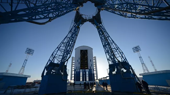 Стартовый комплекс космодрома Восточный в Амурской области