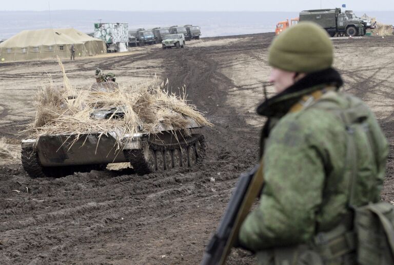 Тактические военные учения в ЛНР