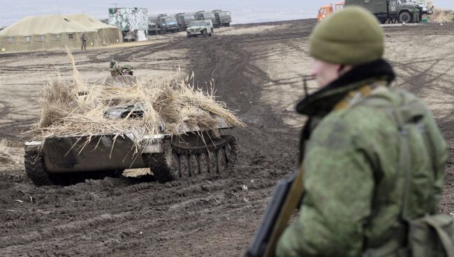 Тактические военные учения в ЛНР