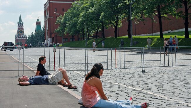 Жара в Москве. Архивное фото