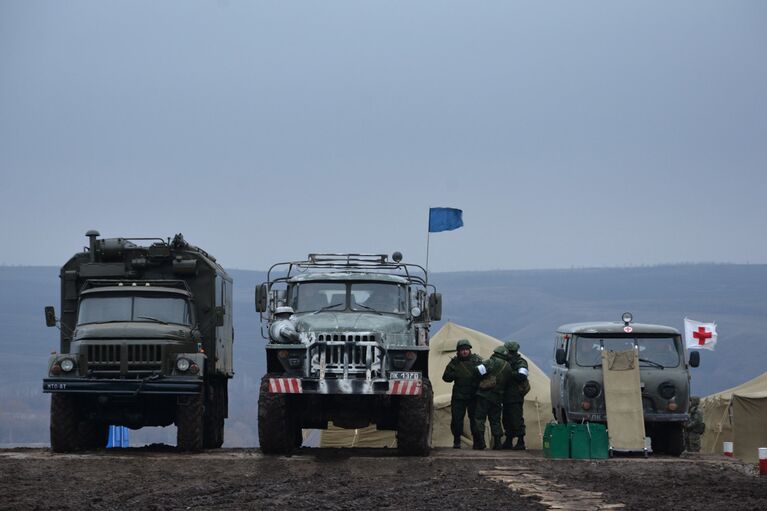 Тактические военные учения в ЛНР