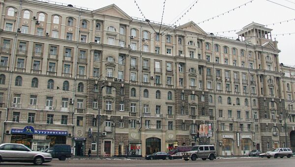Жилой дом №26 на Кутузовском проспекте в Москве. Архивное фото