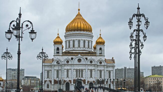 Храм Христа Спасителя в Москве.