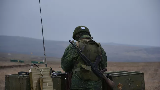 Тактические военные учения в ЛНР. Архивное фото