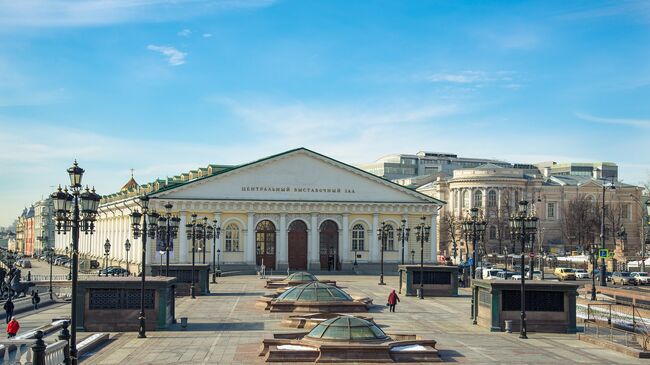 Центральный выставочный зал Манеж в Москве. Архивное фото