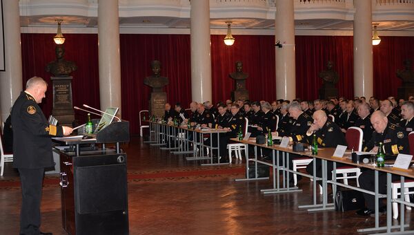 Расширенное заседание Военного Совета ВМФ с участием командующих флотами