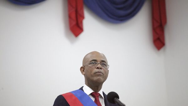 Президент Гаити Мишель Мартелли покидает пост, 7 февраля 2016