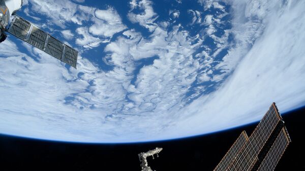 Атлантический океан снятый с Международной космической станции