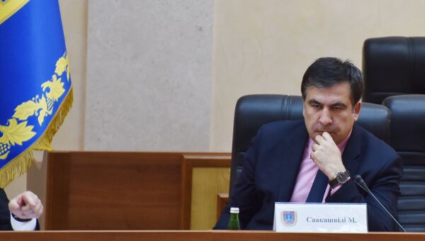 Грузинский и украинский государственный и политический деятель Михаил Саакашвили. Архивное фото