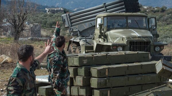 Артиллеристы сирийской армии