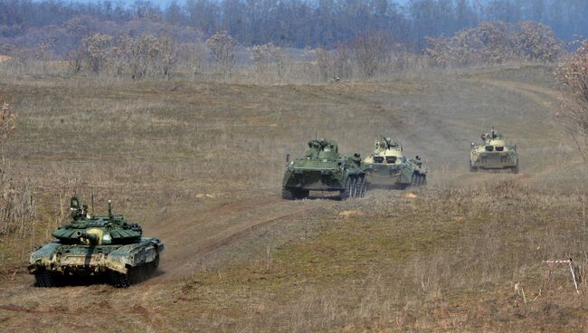 Военные учения мотострелковых войск в Ставрополье. Архивное фото