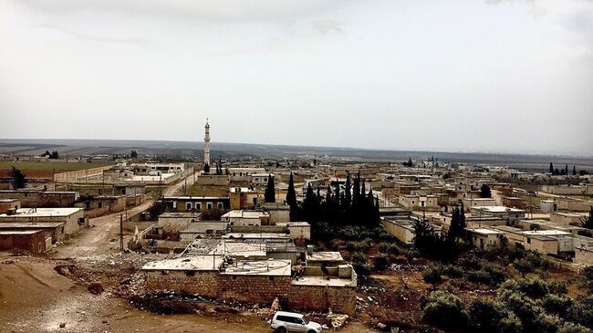 Город Нубель на севере провинции Алеппо в Сирии. Архивное фото