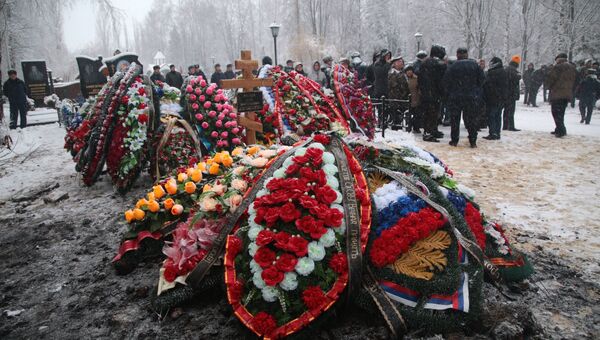 Могила героя России подполковника Олега Пешкова, погибшего в Сирии.