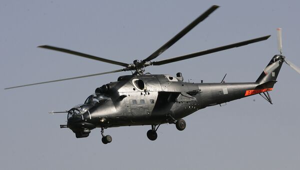 Ударный вертолет Ми-35М. Архивное фото