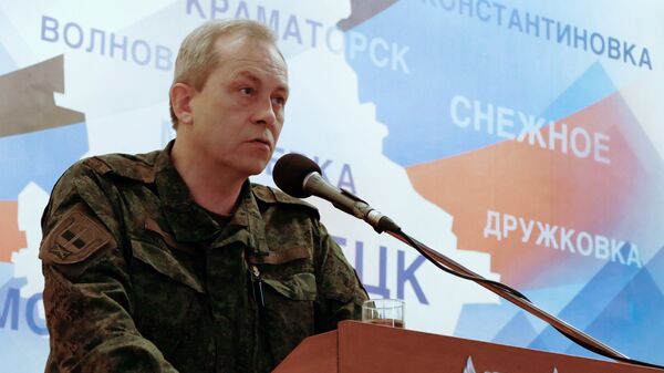 Представитель Народной милиции Донецкой народной республики Эдуард Басурин