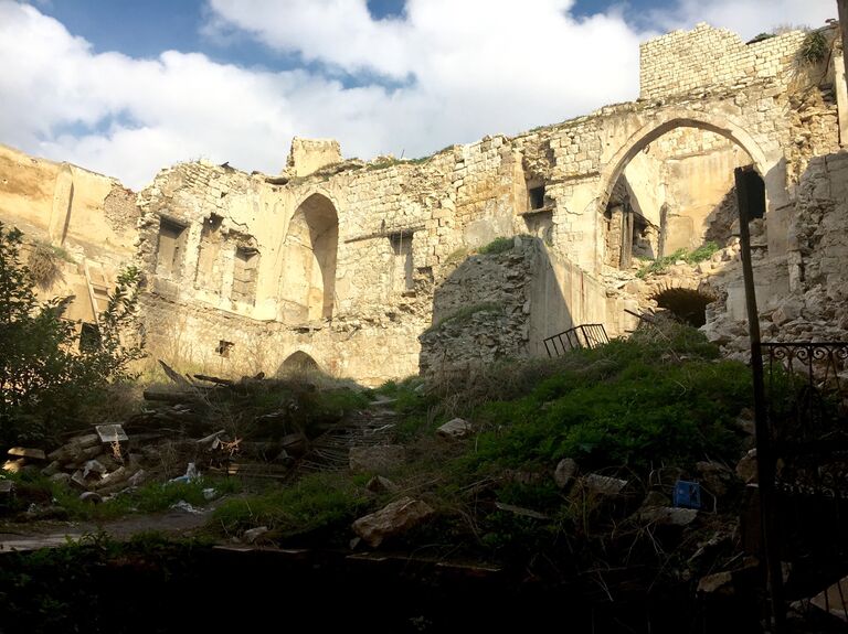 Развалины в Алеппо, Сирия