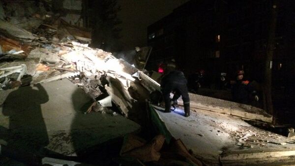 На месте взрыва газа в жилом доме в Ярославле
