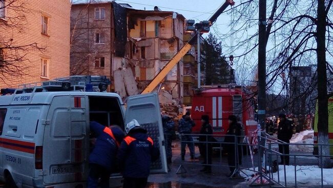 Взрыв газа в жилом доме в Ярославле