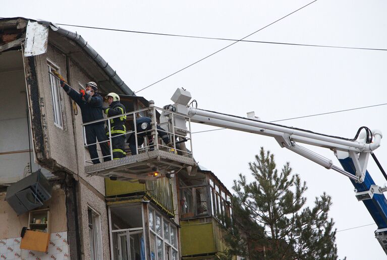 Взрыв бытового газа во Фрунзенском районе города Ярославля