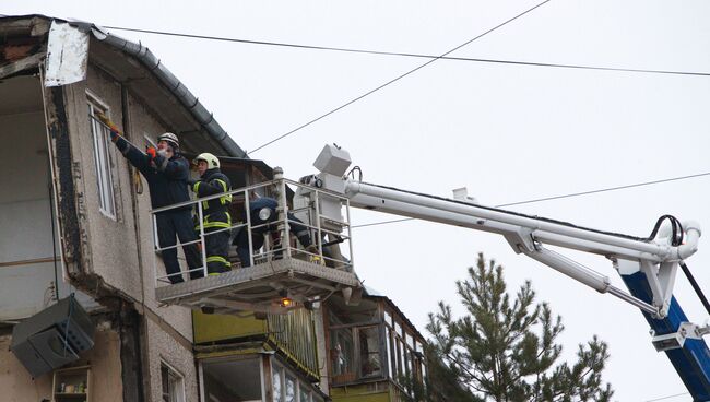 Взрыв бытового газа во Фрунзенском районе города Ярославля. Архивное фото