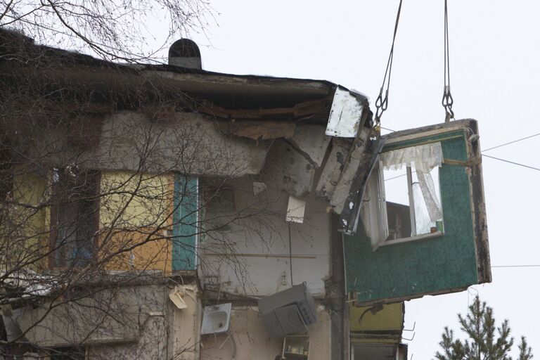 Взрыв бытового газа во Фрунзенском районе города Ярославля