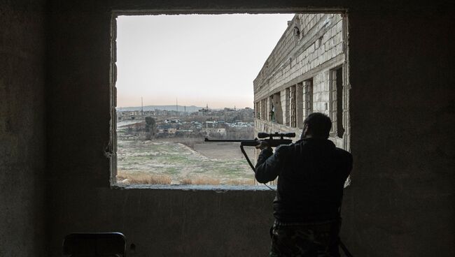 Военнослужащий Сирийской арабской армии. Архивное фото