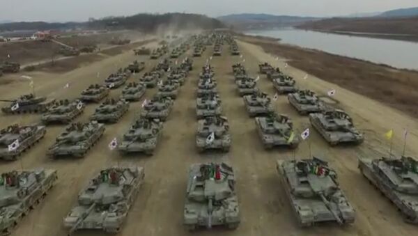 Парад танков Южной Кореи